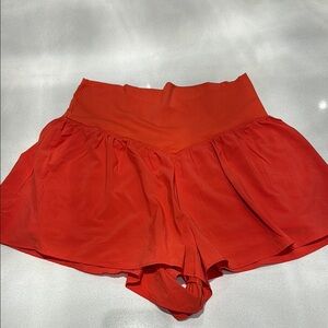 Women's Offline by Aerie Red Real Me Flirty Shorts